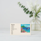 Carte De Visite Dauphin hawaïen (Debout devant)