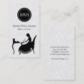 Carte de visite d'auteur (Devant / Derrière)