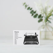 Carte de visite d'auteur (Debout devant)