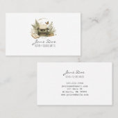 Carte de visite d'auteur de machine à écrire à aqu (Devant / Derrière)