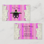 Carte de visite d'auteur de Techical (Devant / Derrière)