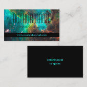 Carte de visite d'auteur futuriste ou Sci Fi (Devant / Derrière)