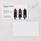 Carte de visite d'auto-école (Devant / Derrière)