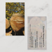 Carte de visite d'automne de sylviculture (Devant / Derrière)