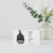 Carte de visite d'avance d'ordinateur (Debout devant)