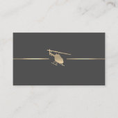 Carte de visite d'aviation minimal (Devant)