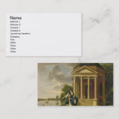 Carte De Visite David Garrick (1717-79) et son épouse par son (Devant / Derrière)