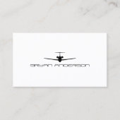 Carte de visite d'avion (Devant)