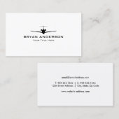Carte de visite d'avion (Devant / Derrière)