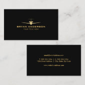 Carte de visite d'avion (Devant / Derrière)