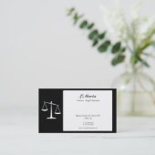 Carte de visite d'avocat (Debout devant)