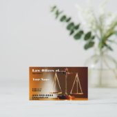 Carte de visite d'avocat (Debout devant)