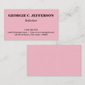 Carte de visite d'avocat de base et personnalisabl (Devant / Derrière)