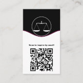 Carte de visite d'avocat de famille sophistiqué (Devant)