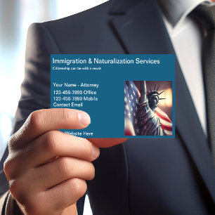 Carte de visite d'avocat en immigration et citoyen