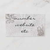 Carte De Visite Davy Jones (Dos)