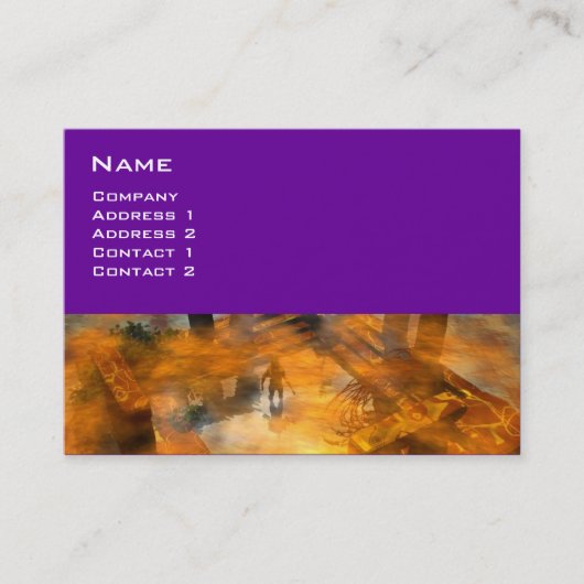 CARTE DE VISITE DAWNING DARK (Devant)