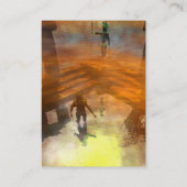 Carte De Visite DAWNING DARK/ MONDE ALIEN Science-fiction (Dos)
