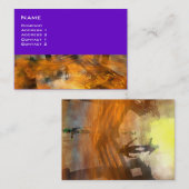 Carte De Visite DAWNING DARK/ MONDE ALIEN Science-fiction (Devant / Derrière)