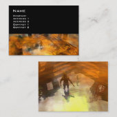 Carte De Visite DAWNING DARK/ MONDE ALIEN Science-fiction (Devant / Derrière)