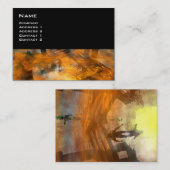 Carte De Visite DAWNING DARK/ MONDE ALIEN Science-fiction (Devant / Derrière)