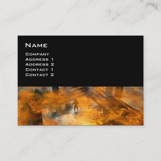 Carte De Visite DAWNING DARK/ MONDE ALIEN Science-fiction (Devant)