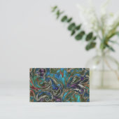 Carte de visite Dazzling Damask (Debout devant)