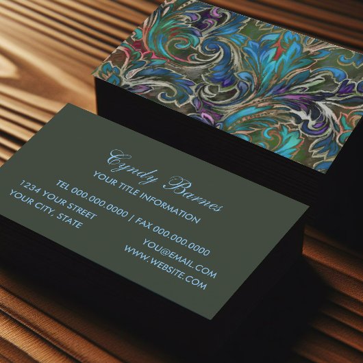Carte de visite Dazzling Damask