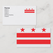 CARTE DE VISITE DC DE WASHINGTON (Devant / Derrière)