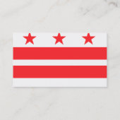CARTE DE VISITE DC DE WASHINGTON (Dos)