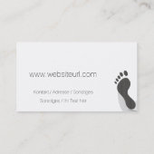 Carte De Visite de (Dos)