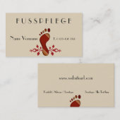 Carte De Visite de (Devant / Derrière)