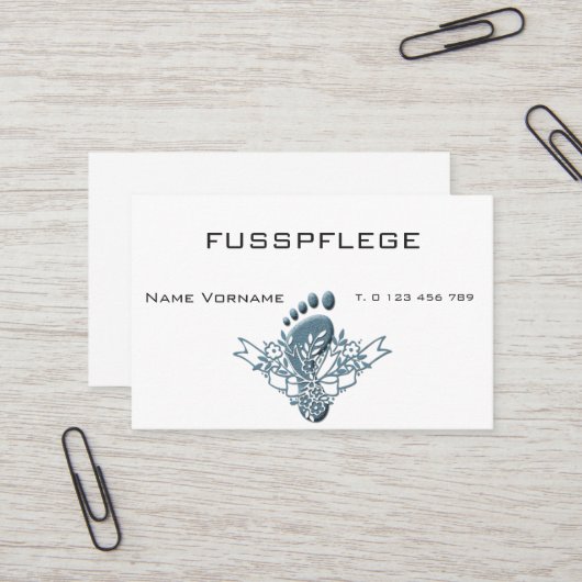 Carte De Visite de (Devant/Arrière en situation)