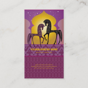 Carte de visite de 1001 mille et une nuits