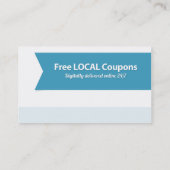 carte de visite de 10LocalCoupons.com (Dos)