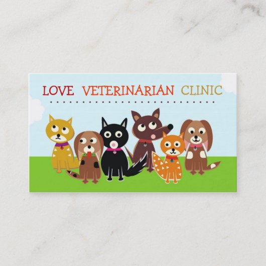 CARTE DE VISITE DE 311 VÉTÉRINAIRES (Devant)