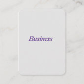 Carte de visite de 3,5 po x 2,5 po (Dos)