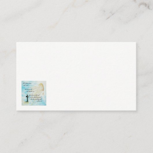 Carte de visite de 3h16 de John qui part d'un (Devant)