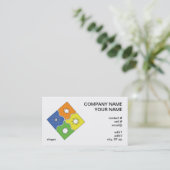 carte de visite de 4 saisons (Debout devant)