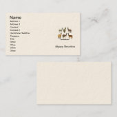 Carte de visite de Alpaca Breeder (Devant / Derrière)