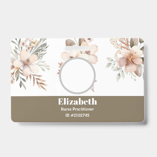 Carte de visite de badges personnalisés (Avant)
