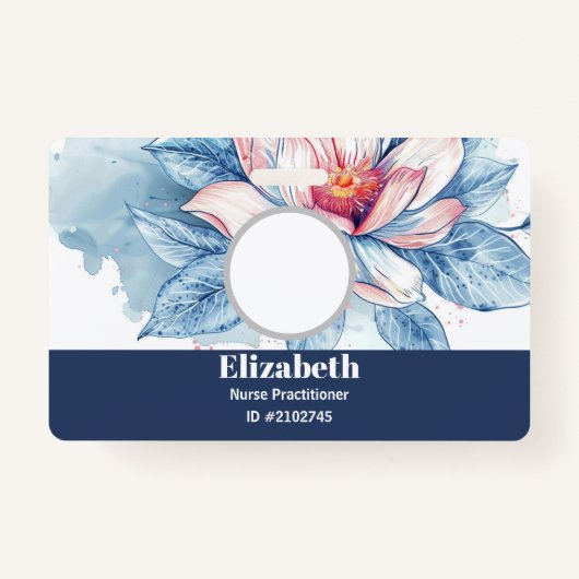 Carte de visite de badges personnalisés (Devant)