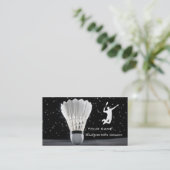 Carte de visite de badminton (Debout devant)