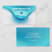 carte de visite de baisse de l'eau (Devant / Derrière)