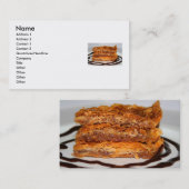 Carte de visite de baklava (Devant / Derrière)