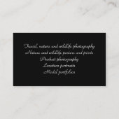 carte de visite de Bald Eagle (Dos)