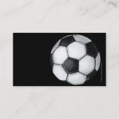 Carte de visite de balle de football (Dos)