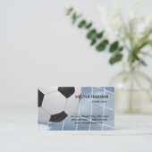 Carte de visite de balle de football (Debout devant)