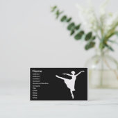 carte de visite de ballerine (Debout devant)