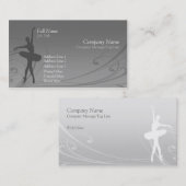 Carte de visite de ballet (Devant / Derrière)